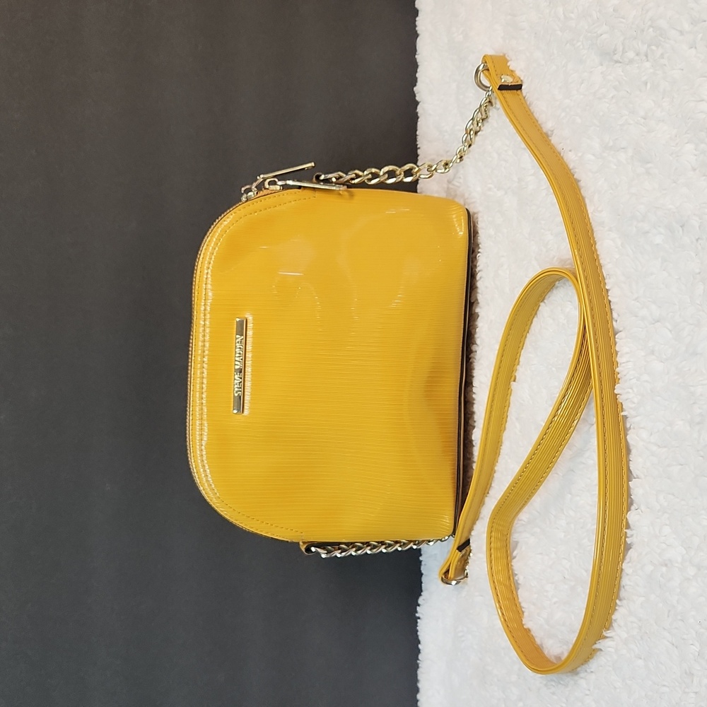 Steve Madden Yellow Gold Side Bag Cross Body